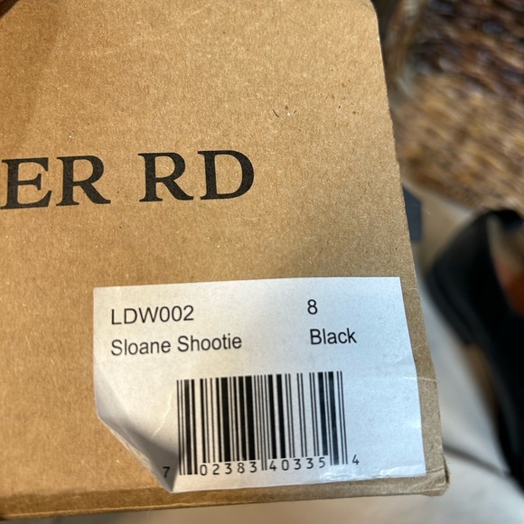 Porter Rd 29 Black Western ankle boot - Picture 4 of 4